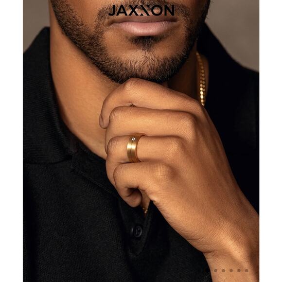 Jaxxon Single Stone Comfort Fit Band
- 7mm Gold - Picture 2 of 9
